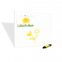 Магнитно-маркерная панель квадратная белая